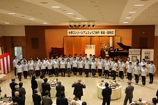 懇親会　神戸親和女子大学によるお祝いの演奏・合唱