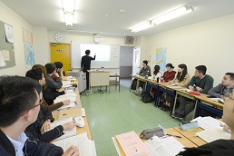 日本語教育センターの授業の様子