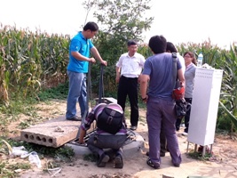 Soil water monitoring site in Luancheng Agro-Ecosystem Experimental Station,CAS