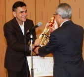 photo at the latest speech contest (at award ceremony)