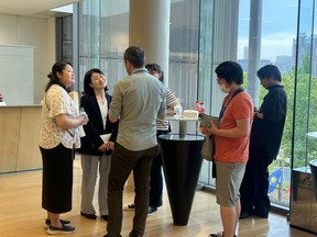 Scenes from the Networking Event