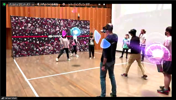 Trying AR sports by participants