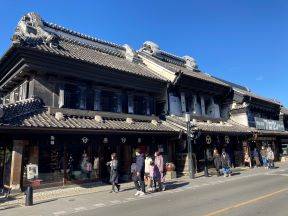 Scene of strolling in Kawagoe