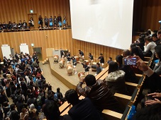 Playing Taiko Drums