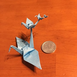 Tiny Origami Cranes