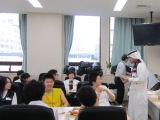 Photo of exchange with Japanse high school students