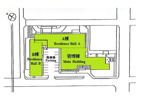 兵庫国際交流会館建物配置図