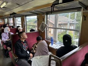 SL乗車中の様子