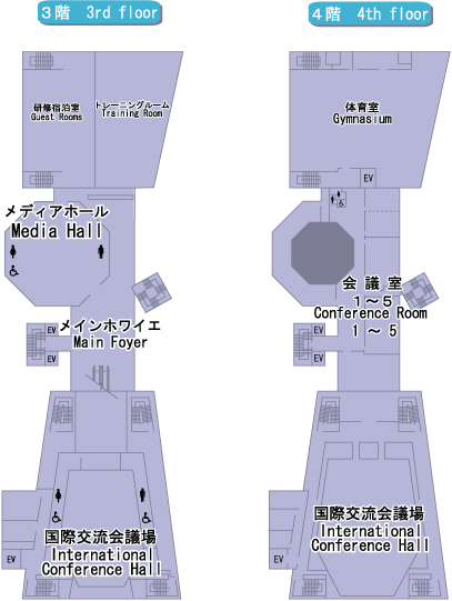 フロアマップ３-４階