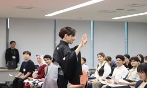 能楽体験の様子