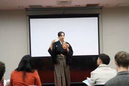 能楽体験の様子