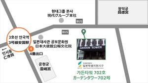 韓国事務所地図